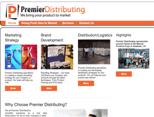Tablet Screenshot of premierdistributing.net